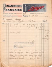 1920 FRENCH DITERNIE IN PARIS - M. POITIERS BRAND