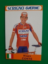CYCLISME carte cycliste BIAGIO CONTE équipe SCRIGNO GAERNE 1997