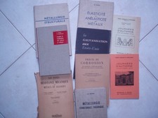 Lot de 9  livres mecanique