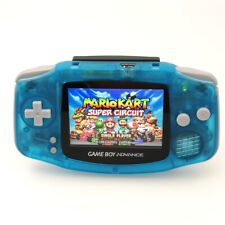 Game Boy Advance GBA Console with iPS Backlight Backlit LCD Console - Light Blue