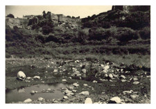 India, Gwalior, Vultures near the bastions of the west wall of the Fort, print v