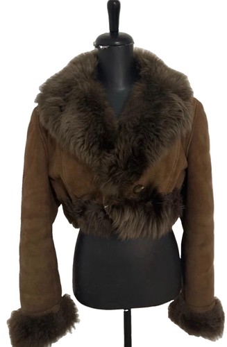 Veste vintage courte - , mouton