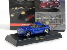 Kyosho 1/64 British Sports Car Collection TVR Sagaris Blue