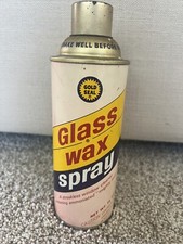 Vintage GOLD SEAL GLASS WAX SPRAY 14 oz 1964 USED Movie Prop