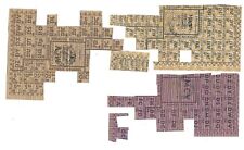 France - Lot of 3 MCV Ration Tickets 1945 with City Stamps - WW2 - 4