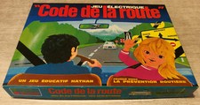 CODE DE LA ROUTE - Jeu ancien Nathan - 1975 - Jeu électrique 
