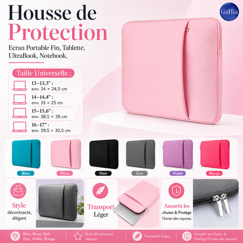 Housse protection ecran pc - de,