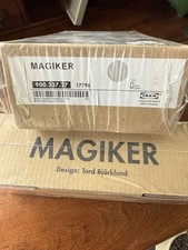 IKEA Magiker Desk Modern Lamp  20 Watt Tord Bjorklund Design Silver NIB-Set of 2