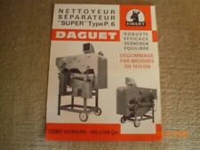 OLD ADVERTISING LEAFLET CLEANER SEPARATOR DAGGER P.6