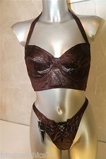 bustier sexy peau de serpent