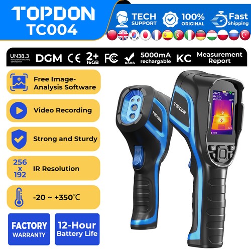 Topdon tc004 caméra thermique - caméra,