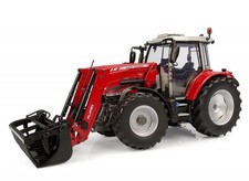 UNIVERSAL HOBBIES, MASSEY FERGUSON 5S.115 avec chargeur FL.4121, échelle 1/32...