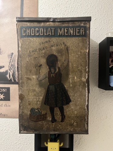 Ancienne boîte publicitaire - ancienne,