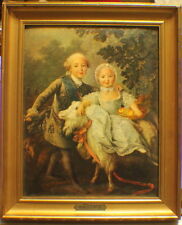 Antique Helca Martele Ala Main Drouais Portrait