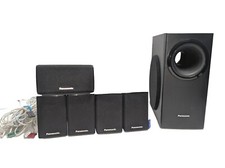 Panasonic Home Theater Surround Speakers Set + Subwoofer SB-HW480 SB-HC230 HS230