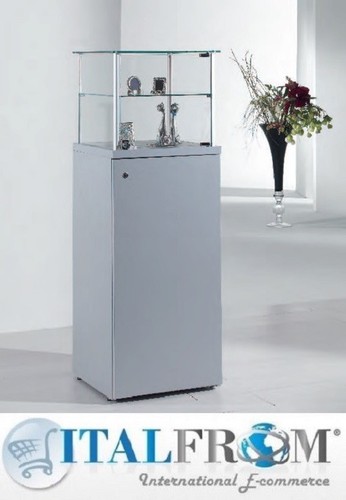 Vitrine verre avec armoire - en,