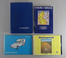 Board folder + operating instructions Citroen Acadiane box duck status 07/1983