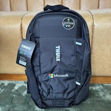 THULE Sweden EnRoute Backpack 18L, Black, New With Tags, Microsoft Logo