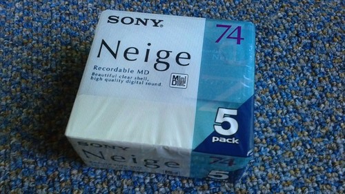 Minidisc sony neige série 4 - neige,