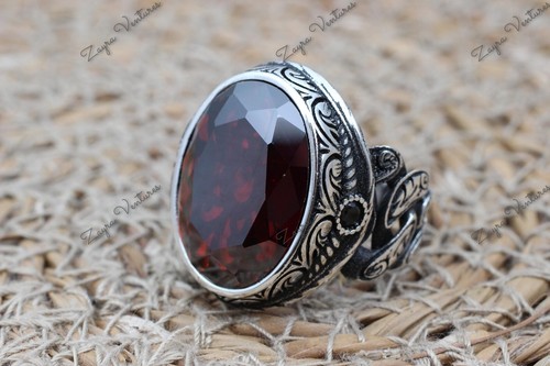 Bague solitaire homme - homme, en