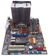 ASUS P5Q PRO Turbo Intel P45 DDR2 LGA 775 ATX Motherboard Cooler + 4GB Ram