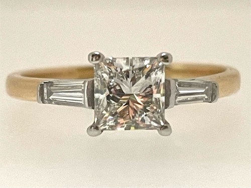 Bague fiançailles or - en,