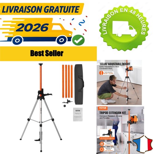 Trépied niveau laser vevor - niveau,