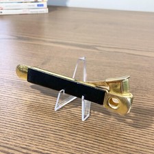 Vintage DBGM Gold & Black Brass Cigar Cutter - Germany circa 1970