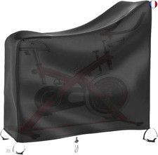 Housse de vélo noire résistante aux intempéries en tissu Oxford 210D im