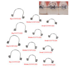 10pcs/Pack Dental Orthodontic Anterior Teeth Torque Rectangular Springs AZDENT