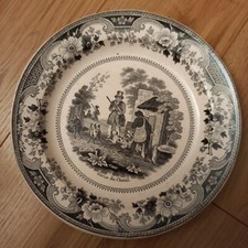 Assiette faience Montereau