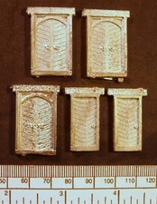 LINKA Part No. IC3/4 - 5 Door Wood Matching Types (White Metal)