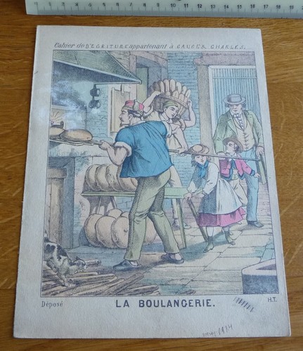 Ancien protège cahier - ancien, protège-cahier