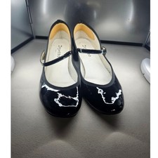 Repetto Rose Mary Jane Paris Black Patent Leather Ballet Shoes Size 7.5 39 #355