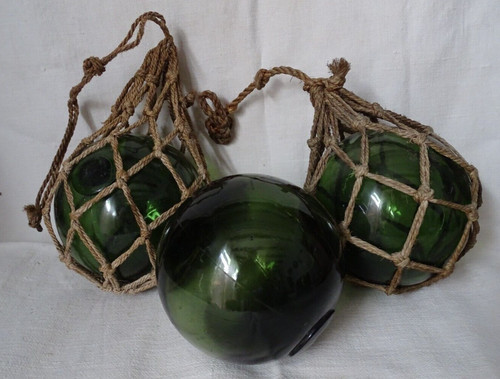 Lot anciens flotteurs verre - lot,