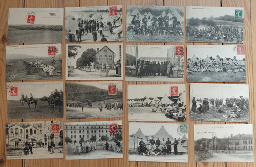 Lot cartes postales - de,