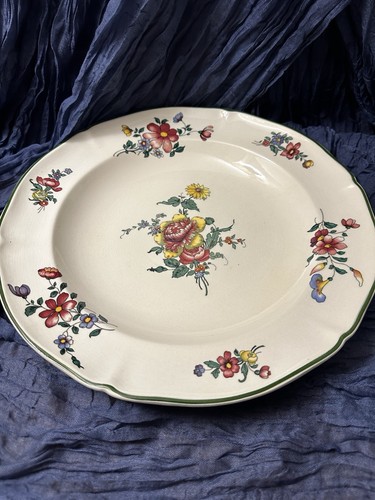 Plat rond service vieux - plat, cm