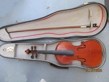 Violon 3/4 Etiquette LOUIS HECQUIN , table 337mm  avec étui et archet-