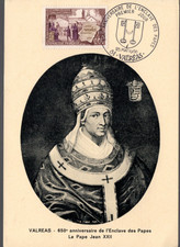 1562+ FDC  CARTE 1er JOUR     650 ANNIVERSAIRE DE L' ENCLAVE DES PAPES