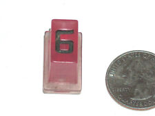 Vtg Off Un Rockola Juke-Box Modèle 454 OEM Violet Plastique Select Bouton D 6 VG