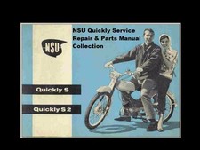  NSU QUICKLY SERVICE REPAIR & PART MANUALS -410pg NSL TT Max Normal Special Luxe