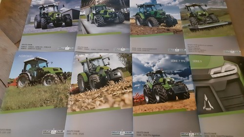 Lot brochures tracteurs - ,