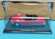 Voiture Citroën DS19 Décapotable 1/43 Atlas 1961