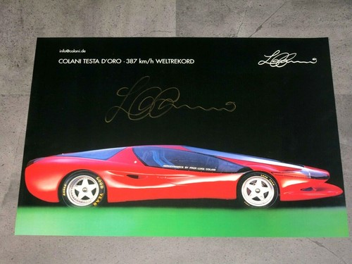 Affiche luigi colani originale - luigi,