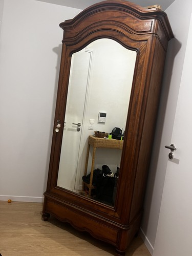 Armoire ancienne bois porte - ancienne, et
