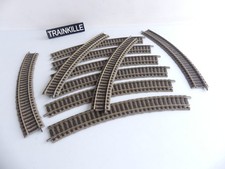 6120 FLEISCHMANN PROFI HO 10 RAILS COURBES 36° RAYON 1 / 356,5 MM (SANS BOITE)