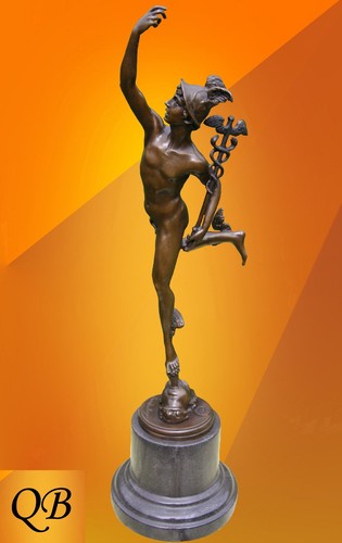Art deco bronze - art, mercury