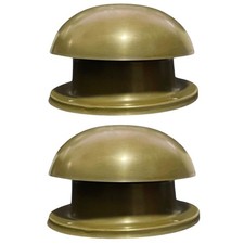2 X MUSHROOM VENT NARROW BOAT DUTCH BARGE VINTAGE 6" X 4" AIR VENTILATION