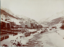 France, Lanslebourg-Mont-Cenis, Arc View, Vintage Print, circa 1895 Shooting