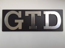 VW GOLF "GTD" EMBLÈME